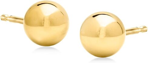 Ross-Simons 14kt Yellow Gold Ball Stud Earrings in Saudi Arabia