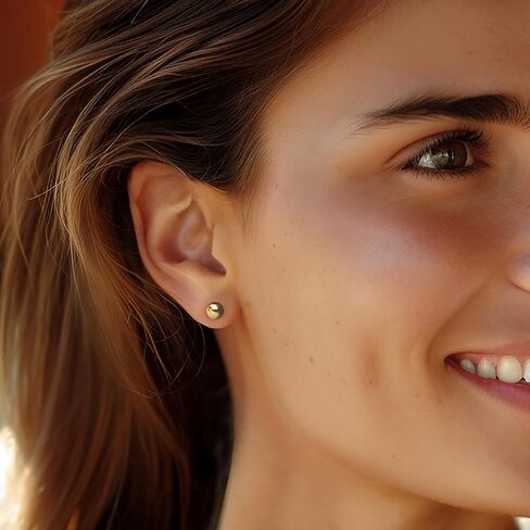 Ross-Simons 14kt Yellow Gold Ball Stud Earrings in Saudi Arabia
