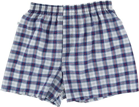 Fruit of the Loom Men's 5 Pack Contemporary Plaid and Stripe Boxer in Kuwait