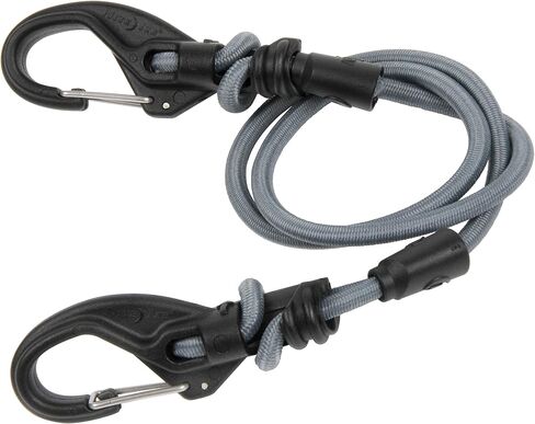 Nite Ize Knotbone bungee القابلة للتعديل - الحبل مع نهايات مقطع carabiner وطول قابلة للتعديل - سلك 5 مم - طول 6 "إلى 28" - الحجم 5 in Saudi Arabia