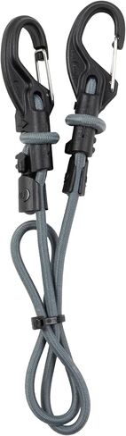Nite Ize Knotbone bungee القابلة للتعديل - الحبل مع نهايات مقطع carabiner وطول قابلة للتعديل - سلك 5 مم - طول 6 "إلى 28" - الحجم 5 in Saudi Arabia