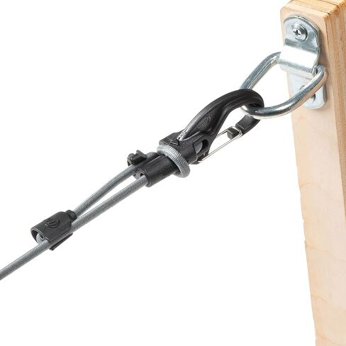 Nite Ize Knotbone bungee القابلة للتعديل - الحبل مع نهايات مقطع carabiner وطول قابلة للتعديل - سلك 5 مم - طول 6 "إلى 28" - الحجم 5 in Saudi Arabia