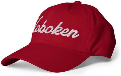Hoboken Baseball Cap Hoboken Dad Hat Bold Bold Baseball Script California Ca Hat Hat Progroidered Gift in Saudi Arabia