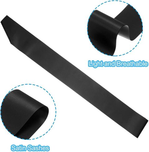 Patikil 63 "X4" SASH SASH ، 2 PCS DIY SASH SASH PROM QUEEN SASHES PARTORY Form in Saudi Arabia
