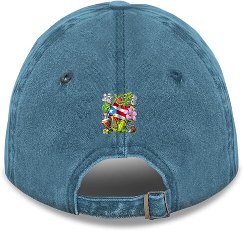 Made in US Boricua Coqui Frog Taino Puerto Rico Puerto Rican Flag Hats Cotton Washed 2 Baseball Caps in Saudi Arabia