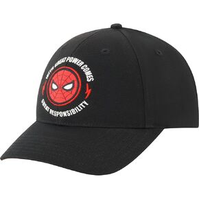 Marvel Spider-Man Baseball Cap, Adult Snapback Hat with Curved Brim, Multi, One Size in Kuwait