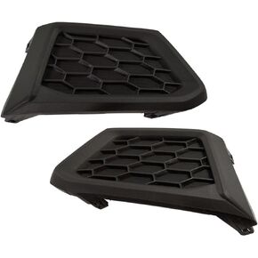 مجموعة Zorza من 2 من ضوء الضباب أغطية السائق الأمامي وزوج الراكب الأيسر الأيسر (أسود محكم) لنيسان من أجل Altima Advance Platinum S SL SV 16500162 622576CA0A in Kuwait