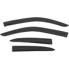 IKON MOTORSPORTS Tape on Window Visors Compatible with 2019-2025 Lexus UX-Series UX200 UX250h UX300h, Acrylic Smoke/Tinted Rain Guards, Side Window Wind Deflectors 4PCS in Kuwait