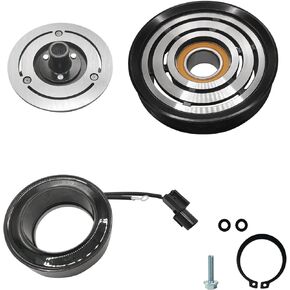 A/C Compressor Clutch Assembly Kit Plate Pulley Bearing Coil 1795 Replacement for 2001-2004 Hyundai Santa Fe 4CYL 2.4L, AC Air Conditioning Compressor Clutch Coil Auto Repair Kit in Kuwait
