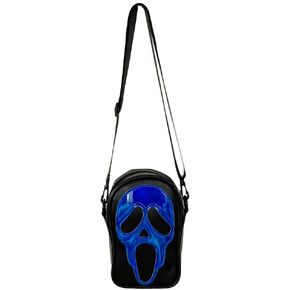 Halloween Crossbody Bag Reflective Ghost Face Purse for Women Men Halloween Accessories in Saudi Arabia