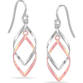 LeCalla 925 Sterling Silver Drop Earring | Lightweight Classic Linear Tear Drop Dangle Earrings | Silver Dangly Earrings Hypoallergenic Jewelry in Saudi Arabia
