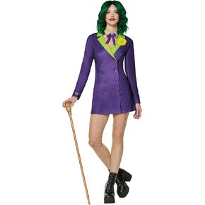 Spirit Halloween DC Villains The Joker Blazer Dress Costume | Officially licensed | Batman | The Joker Outfit in Saudi Arabia