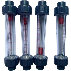 BSPP/G Connector LZS-15 Plastic Tube Liquid Rotameter Flow Measuring Instruments DN15 Water Testing Meter Tube 202mm(10-100L) in Kuwait
