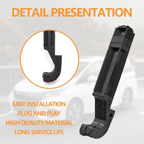 6pcs sunshade hook ablips ، متوافق مع 2005-2010 هوندا أوديسي ، استبدل OEM: 83-715-SHJ-A21ZA ، 83715-SHJ-A21ZA (أسود) in Saudi Arabia