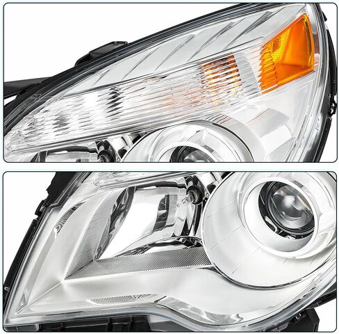 Headlights Assembly Fit 2010-2015 Chevy Equinox Halogen Type Projector Headlamp LH+RH Driver & Passenger Side in Saudi Arabia