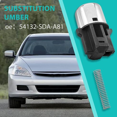 مجموعة إصلاح مقبض زر التحول مع لوحة الربيع والجانبية 54132-SDA-A81 54141-SDA-A81 متوافقة مع 2003-2007 Honda Accord Automatic Transmission in Saudi Arabia