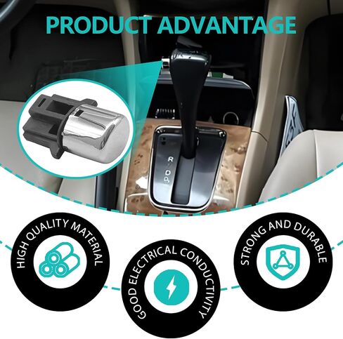 مجموعة إصلاح مقبض زر التحول مع لوحة الربيع والجانبية 54132-SDA-A81 54141-SDA-A81 متوافقة مع 2003-2007 Honda Accord Automatic Transmission in Saudi Arabia