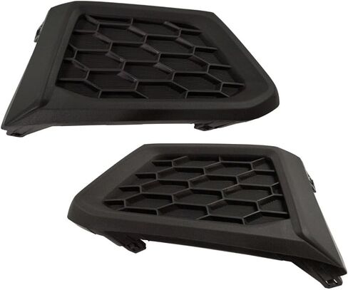 مجموعة Zorza من 2 من ضوء الضباب أغطية السائق الأمامي وزوج الراكب الأيسر الأيسر (أسود محكم) لنيسان من أجل Altima Advance Platinum S SL SV 16500162 622576CA0A in Kuwait