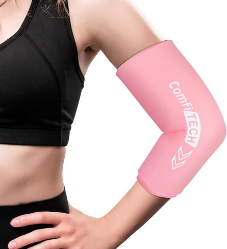 Comfitech Elbow Ice Pack Wrap and Tennis Golfers Sleeve for Arm and Calf, Large, Purple in Kuwait