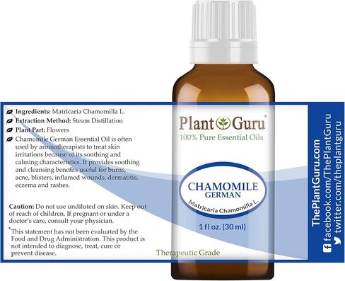 German Chamomile Essential Oil Blue 30 ml. / 1 oz. 100% Pure Natural Undiluted Therapeutic Grade. in Saudi Arabia