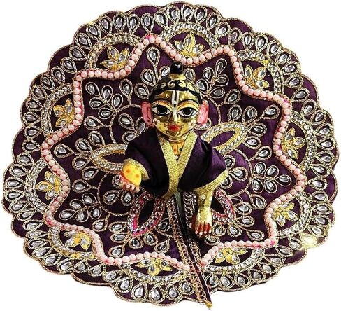 Laddu Gopal Dress Size 6 l Ladoo Gopal Dress l Kanha Ji Dress (Set of 6 Poshak) Size 0 1 2 3 4 5 6 in Saudi Arabia