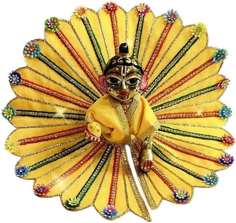 Laddu Gopal Dress Size 6 l Ladoo Gopal Dress l Kanha Ji Dress (Set of 6 Poshak) Size 0 1 2 3 4 5 6 in Saudi Arabia