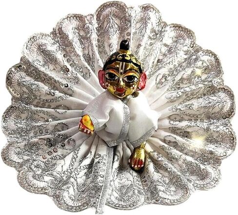Laddu Gopal Dress Size 6 l Ladoo Gopal Dress l Kanha Ji Dress (Set of 6 Poshak) Size 0 1 2 3 4 5 6 in Saudi Arabia