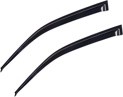 2pcs الأمامية+الدخان الخلفي من أشعة الشمس/حرس المطر ، تناسب أقنعة النوافذ لعام 1996 1997 1998 1999 2000 Civic Hatchback 2 Doors Slim Style in Kuwait