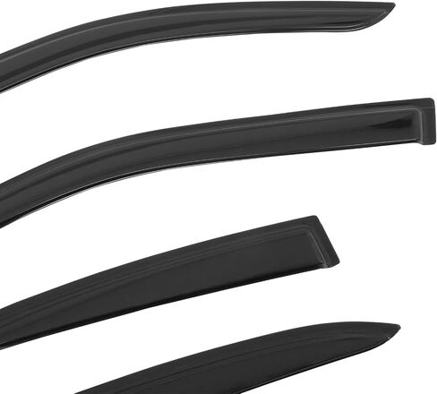 IKON MOTORSPORTS Tape on Window Visors Compatible with 2019-2025 Lexus UX-Series UX200 UX250h UX300h, Acrylic Smoke/Tinted Rain Guards, Side Window Wind Deflectors 4PCS in Saudi Arabia