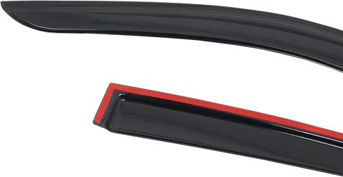 IKON MOTORSPORTS Tape on Window Visors Compatible with 2019-2025 Lexus UX-Series UX200 UX250h UX300h, Acrylic Smoke/Tinted Rain Guards, Side Window Wind Deflectors 4PCS in Saudi Arabia