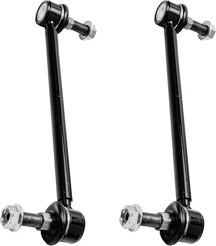 Detroit Axle - Front 2pc Sway Bars for 2004-2010 Toyota Sienna, 2 Stabilizer Sway Bar End Links 2005 2006 2007 2008 2009 Replacement in Saudi Arabia