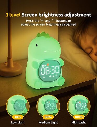 MASHI Capybara Alarm Clock with Night Light, Digital Alarm Clock for Kids, Cute Capybara Night Light, Snooze, Adjustable Brightness,Gift for Kids Girls Boys Teens Birthday Room Decor in Kuwait