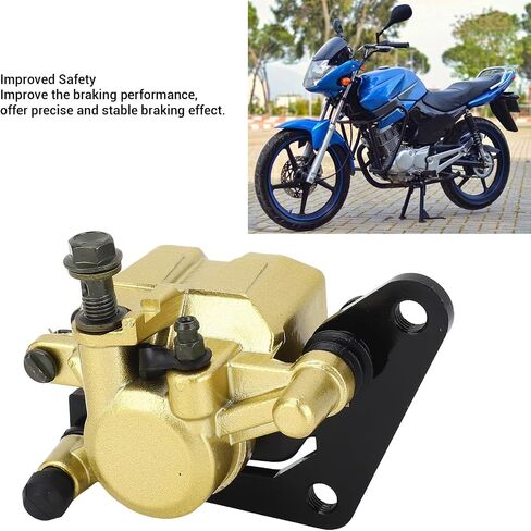 Front Brake Caliper with Brake Pad Ybr 125 fbc Metal Enhanced Safety Easy Installation Front Brake Caliper Assembly Fit for YBR125 2007 to 2017 in Saudi Arabia