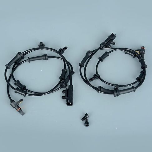 68003281AC 2 PCS ABS SPEED SESSOR الجبهة اليسرى واليمين متوافق مع JEEP 2007-2017 WRANGLER /2018 WRANGLER JK ، استبدل 68003281AA ALS1918 in Saudi Arabia