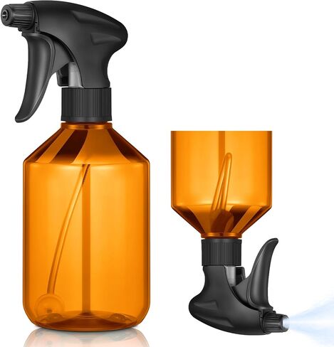 زجاجة رذاذ Baderke 2 PCS 360 ° ، 16 أوقية رأسًا على عقب ، زجاجات رذاذ بلاستيكية لطيفة للنباتات ، حلول التنظيف ، فوهة متينة مع ضباب ناعم وإعداد الدفق (رمادي) in Saudi Arabia