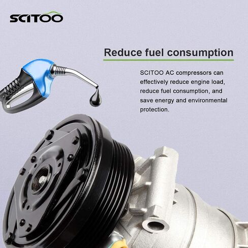 ضاغط تيار متردد SCITOO مع قابض لعام 1999-2004 متوافق مع جيب جراند لشيروكي in Saudi Arabia