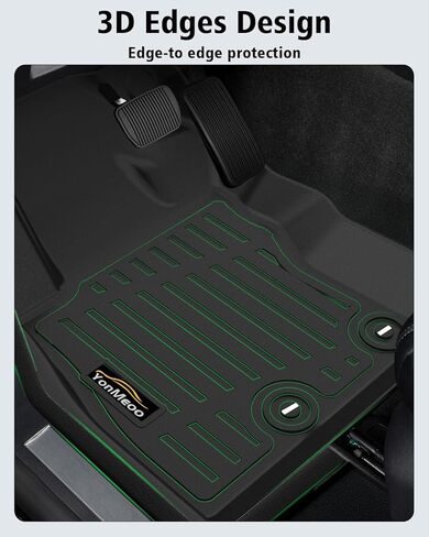 Floor Mats Fit for Subaru Forester Hybrid 2025 Trunk Mat with Backrest Mat All Weather TPE Rubber Cargo Liner Back Seat Protector Full Set for Forester 2025 Plug-in Hybrid Accessories, Black in Kuwait