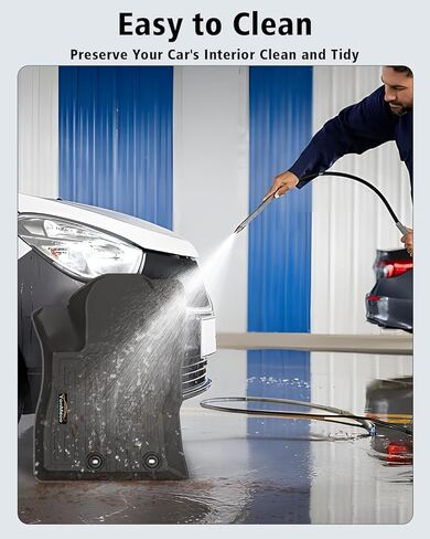 Floor Mats Fit for Subaru Forester Hybrid 2025 Trunk Mat with Backrest Mat All Weather TPE Rubber Cargo Liner Back Seat Protector Full Set for Forester 2025 Plug-in Hybrid Accessories, Black in Kuwait