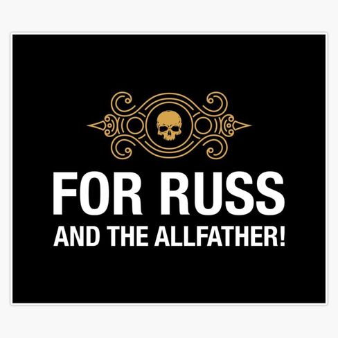 Space Wolves Battlecry Miniature Wargaming Sticker Bumper Sticker Vinyl Decal 5" in Saudi Arabia