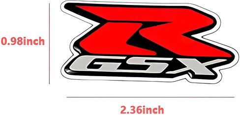 مجموعة ملصقات جانبية للدراجات النارية شارة لسوزوكي GSXR 1000 750 600 GSX-R K1 K2 K3 K4 K5 K6 K7 K8 K9 K10 شعار الشارات (برتقالي) in Kuwait