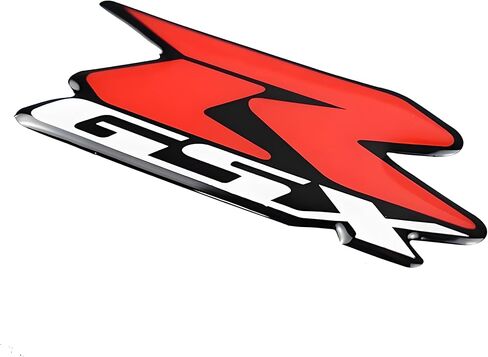 مجموعة ملصقات جانبية للدراجات النارية شارة لسوزوكي GSXR 1000 750 600 GSX-R K1 K2 K3 K4 K5 K6 K7 K8 K9 K10 شعار الشارات (برتقالي) in Kuwait
