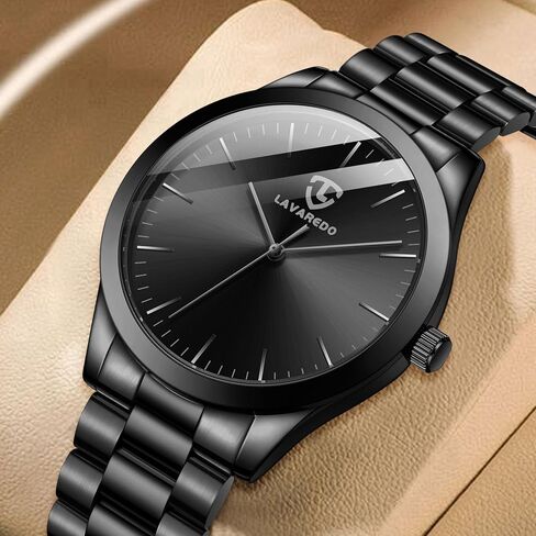 Mens Watch, Minimalist Fashion Watches for Men Waterproof Quartz Watch – Business Dress Men's Stainless Steel Watch - Best Gift for Men in Kuwait