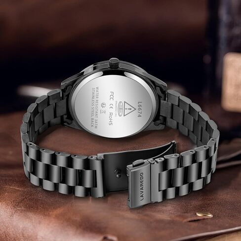Mens Watch, Minimalist Fashion Watches for Men Waterproof Quartz Watch – Business Dress Men's Stainless Steel Watch - Best Gift for Men in Kuwait
