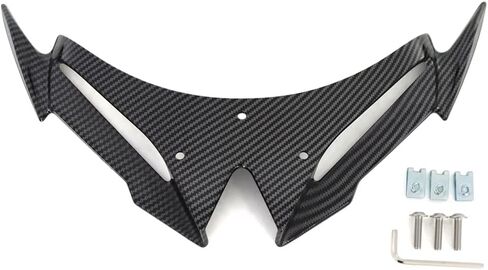 أجنحة ALMART للدراجة النارية الهوائية ، جناح منقار أمامي معدّل ، تمديد فادح ، FIT FORKA WASAKI NINJA 500 2024+ CARBON in Kuwait
