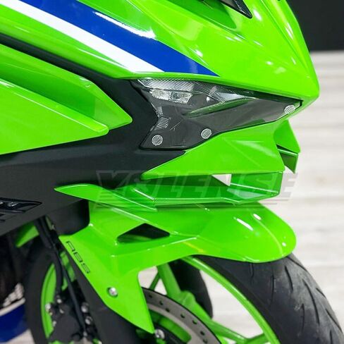 ALmart Motorcycle Aerodynamic Winglets, Modified Front Beak Wing, Fairing Extension, Fit forKa-wasaki Ninja 500 2024+ Carbon in Saudi Arabia