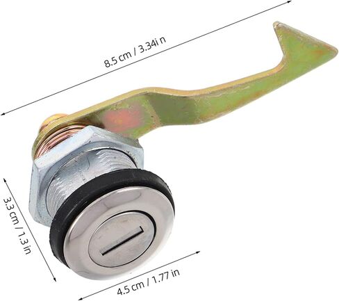 IMIKEYA Motorcycle Tail Trunk Lock High Security Metal Lock for Scooter Rear Luggage Box in Saudi Arabia