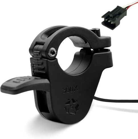 Ebike Thumb Thumb Thribttle ، مسرع سرعة الإصبع 300X اليمين/اليسار الأيسر التفكيك سريع الخانق الدراجة الكهربائية مسرع 12V/24V/36V/48V/52V/60V/72V (قابس مضاد للماء) in Kuwait
