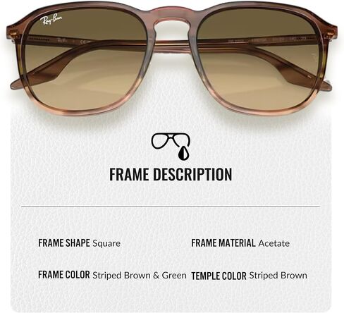 Ray-Ban RB2203 Square Shape Sunglasses with Official Eyewear Kit Bundle in Saudi Arabia
