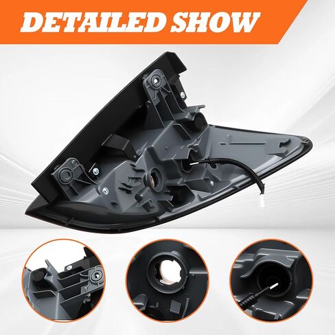 Outer Tail Light Red Passenge Side Compatible with 2016-2018 HRV HR-V Rear Tail Lamp HO2805109 33502T7SA01 (Right) in Kuwait