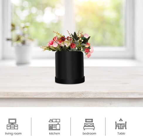 صناديق زهرة مستديرة ، صندوق زهرة من الورق المقوى للترتيبات ، صندوق زهرة لصندوق DIY لأمي ، Grilfriend ، عيد الحب ، عيد ميلاد ، حفل زفاف ، 5.5 * 5.5 * 5.1inch in Saudi Arabia